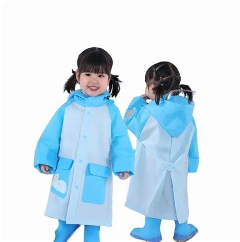 Gelikeya Toddler Kids Rain Coat Cute Ponchos for Girls Lightweight ...