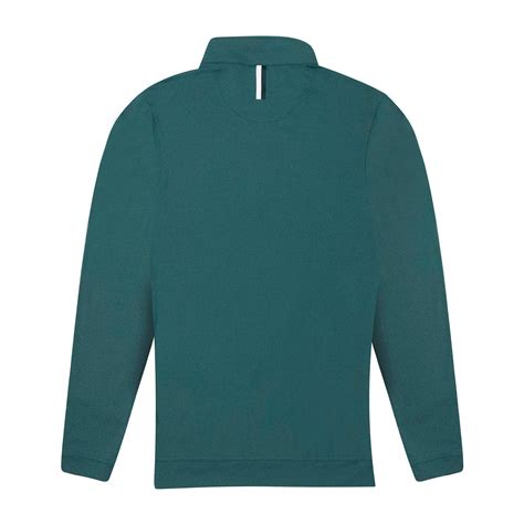 NLU x Rhoback Heathered Quarter Zip | Fairway Green – No Laying Up