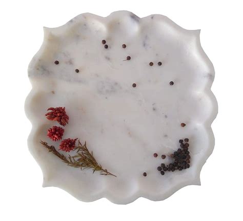 Shop White Marble Maroc Platter | Stone Essential Serveware Collection