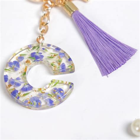 Charming Elegance C Alphabet Keychain Online - Premium Keychain | Nestasia
