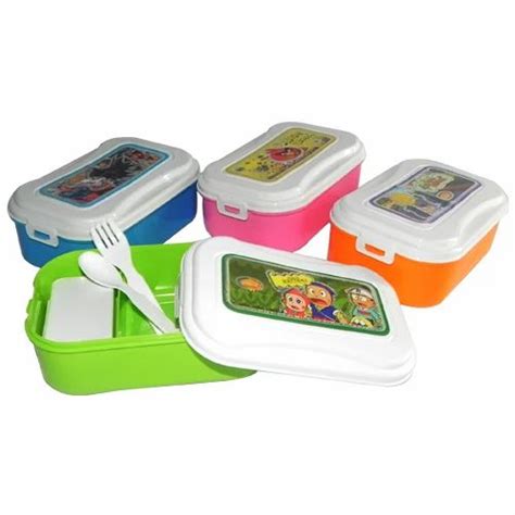 Plastic Lunch Box - Double Lock Lunch Box Manufacturer from Delhi