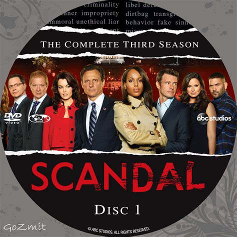 Scandal Season 3 Dvd Cover