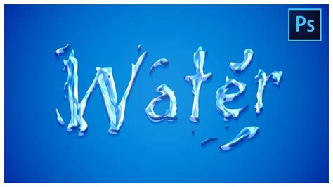 Image result for Water Text Photoshop Tutorial
