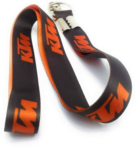Key Era KTM Logo Id Card Holder Hook Long Fabric Keychain Key Chain ...