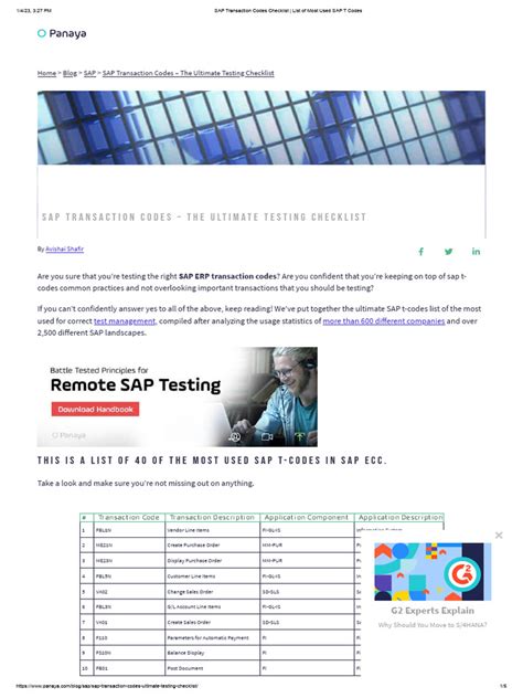 Image result for SAP Quick Reference Guide T Codes
