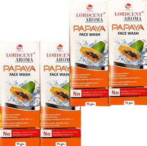 Peregrine LORDCENT PAPAYA FACEWASH FOR SKIN CLEANSING & BRIGHTER PACK ...