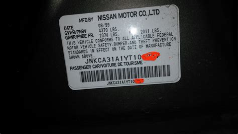 Image result for VIN Number Color Code