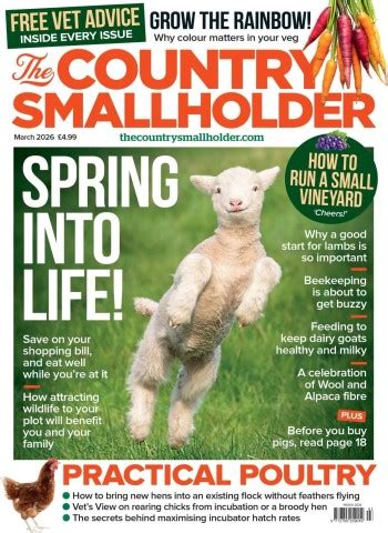 The Country Smallholder March 2026: Farming, Livestock & Rural Living