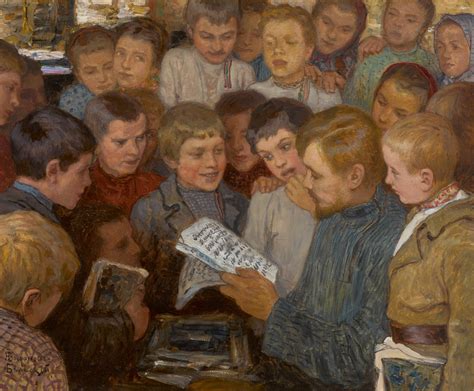 NIKOLAI PETROVICH BOGDANOV-BELSKY | Village School | Russian Pictures | Russian Paintings ...