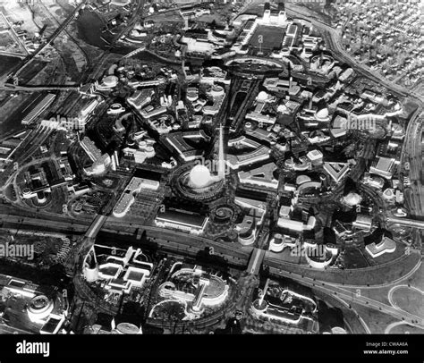 Aerial view of the 1939 New York World's Fair, Flushing, New York ...