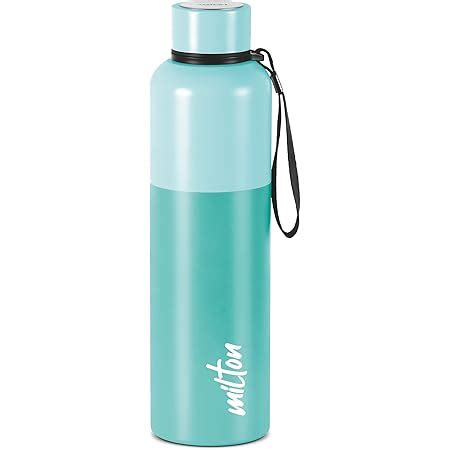 Milton Aura 1000 Thermosteel Bottle, 1.05 Litre, Grey | 24 Hours Hot ...