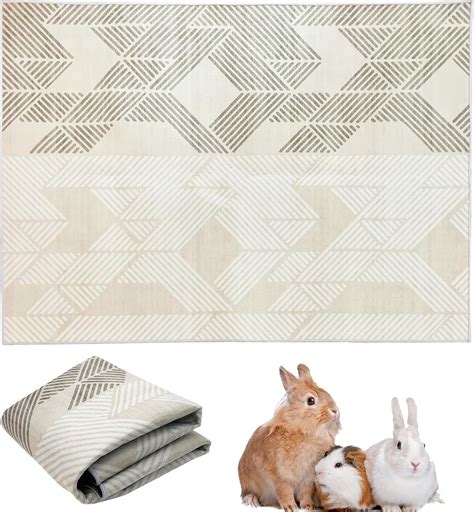 VCEPJH Extra Large Rabbit Cage Liner Reusable 63 inch Washable Bunny ...
