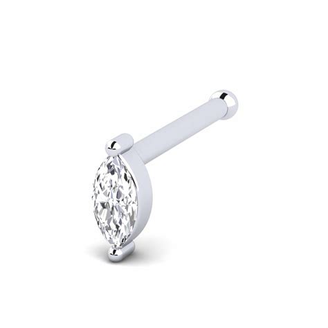 Order GLAMIRA Nose Pin Mannar in 0.022 Carat 950 Platinum Diamond ...