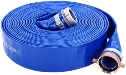 Abbott Rubber PVC Discharge Hose Assembly, Blue, 2 Male X Female NPSM ...