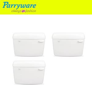 Parryware Slimline Single Flush Cistern set of 3 pic 0182 Side Handle ...