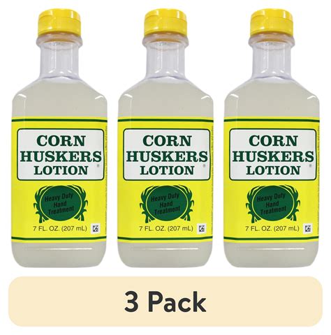 (3 pack) Corn Huskers Heavy Duty Oil Free Hand Lotion 7 Oz - Walmart.com