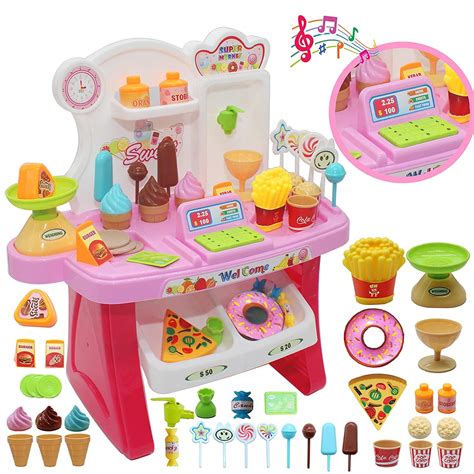 Buy E-ROYAL SHOP E Royal Shop Pretend Play Mini Supermarket Toy Candy ...