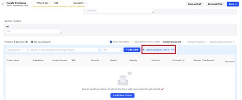 How to create purchase invoice on web? - General - Swipe