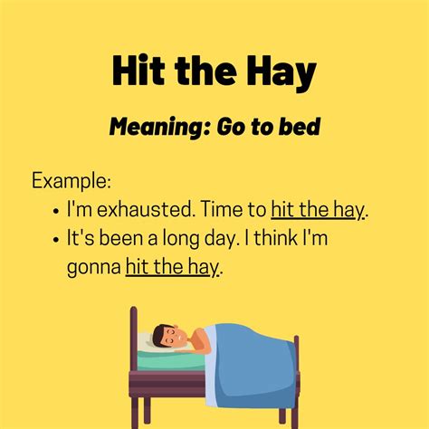 Time To Hit The Hay