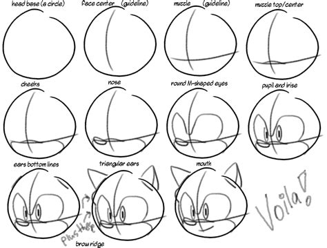 Image result for Sonic Face Sketch Tutorial