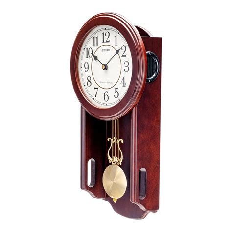 SEIKO ONLINE STORE QXH063B Wooden Pendulum Clock – SEIKO CLOCKS INDIA