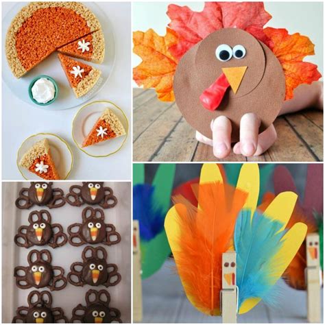 Easy Thanksgiving Crafts and Recipes for Kids!
