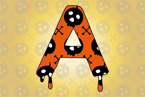Halloween Alphabet Letter - a Graphic by nusratjahan32321 · Creative Fabrica