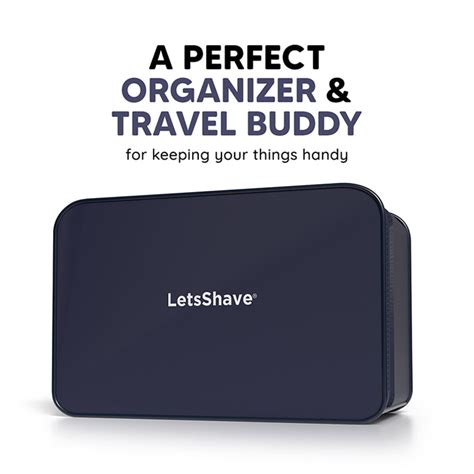 Travel Pouch - Blue – LetsShave