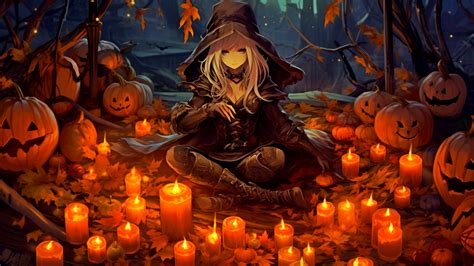 Wallpapers - 4K Anime Halloween Candles (FREE DOWNLOAD) | WinCustomize.com