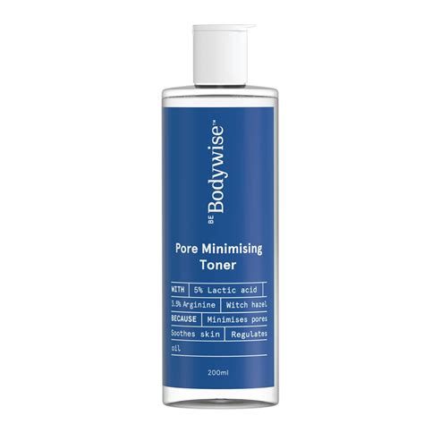 Bodywise Pore Minimizing Toner for Women | Enriched with 5% Lactic Acid ...