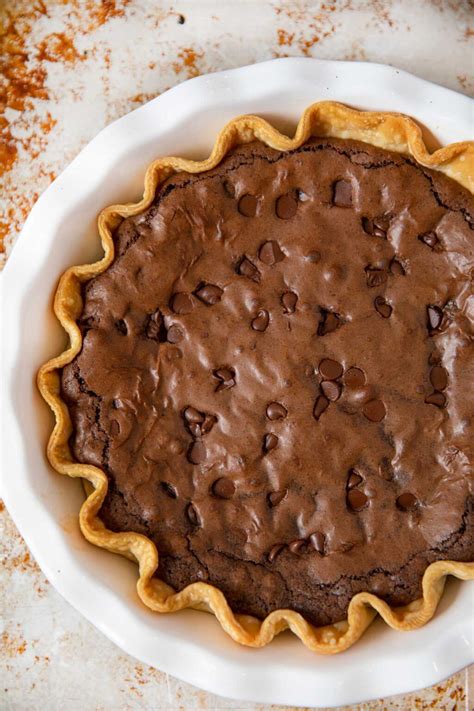 Chocolate Brownie Pie Recipe (Fudgy, Rich & Easy) - Dinner, then Dessert