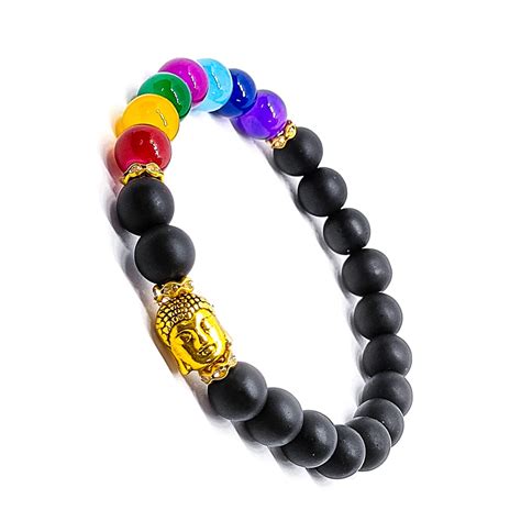 Buy The Bling Stores Buddha Charm With Reiki Healing Natural 7 Chakra ...