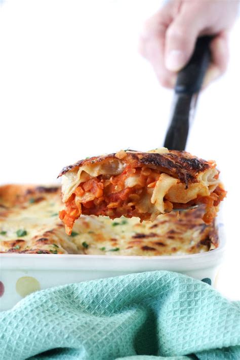 Red Lentil Lasagne   Healthy Little Foodies