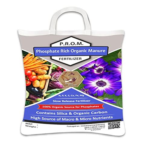 Shehri Kisaan® PROM- Phosphate Rich Organic Manure for Plants - 50kg(4 ...