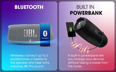 JBL Charge 5, Wireless Portable Bluetooth Speaker Pro Sound, 20 Hrs ...