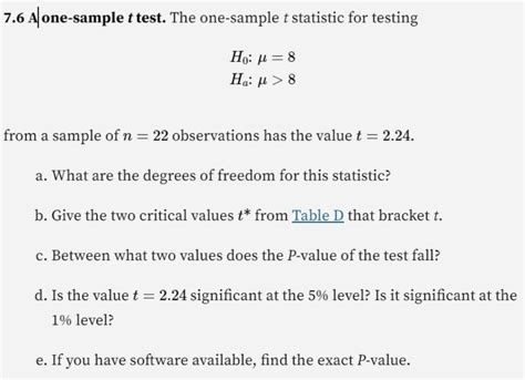 Image result for One Sample T-Test Formula
