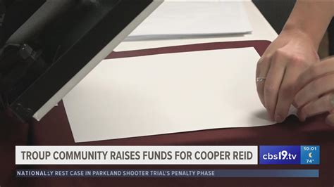 Troup students, staff show support to Cooper Reid | cbs19.tv
