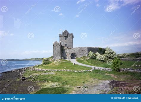 Medieval Dunguaire Castle on the Galway Bay, Ireland Stock Image ...