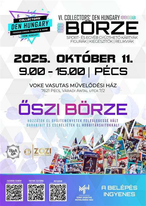 VI. Collectors Den Hungary Börze - ŐSZI BÖRZE, VOKE Vasutas Művelődési ...