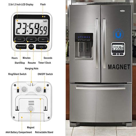 Image result for Digital Kitchen Timer Clock