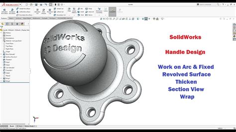 Image result for Solid Work Handle Wave Design