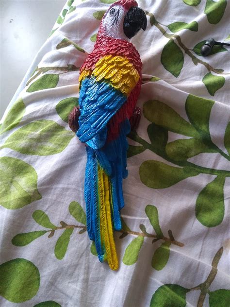 The Decorshed Plastic Thedecorshed Wall Parrot, Parrot For Tree, Garden ...