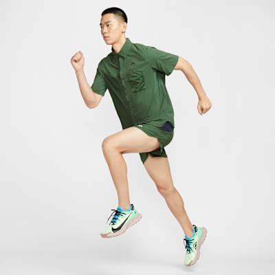 Nike Trail Men's Dri-FIT UV Running Button-Down Top. Nike IN