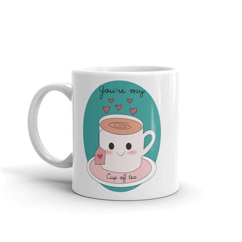 Buy You are My Cup Tea White Ceramic Coffee Mug 325ml Online at Low ...