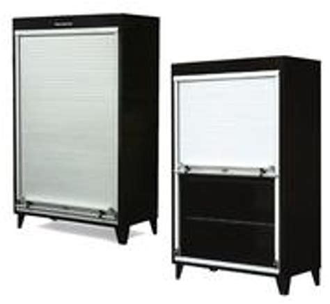 Roll Up Cabinet Door Vintage Small Industrial Tambour Fronted Oak