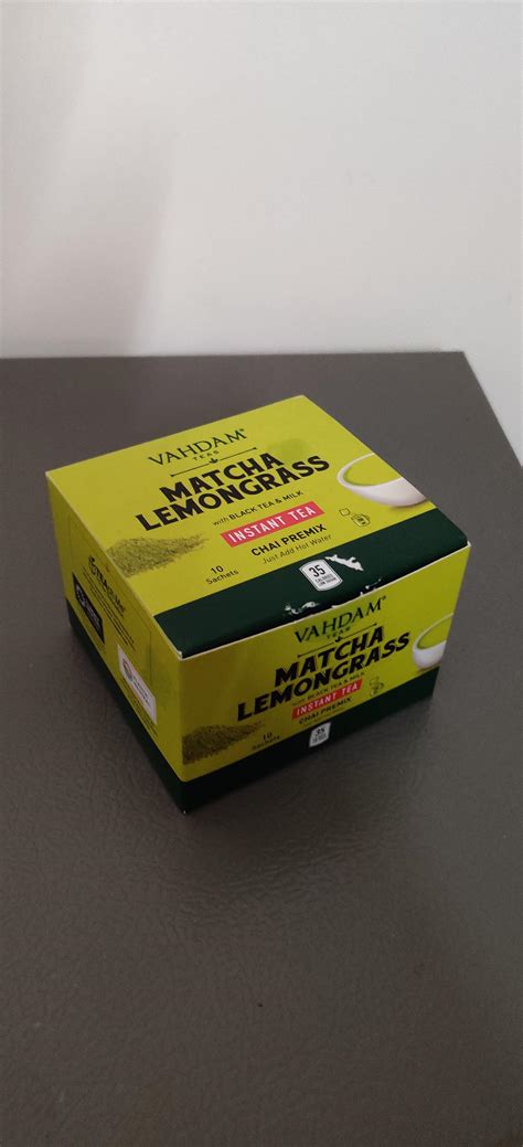 VAHDAM, Matcha + Lemongrass Instant Tea Premix | Matcha Green Tea ...