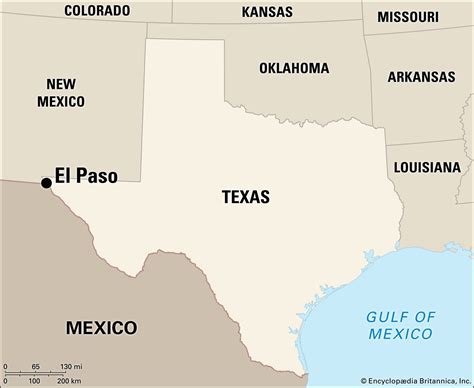 El Paso Texas Map