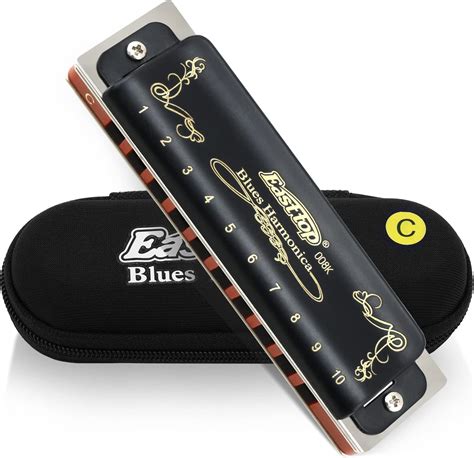 East top Mouth Organ Harmonica C Key 10 Holes 20 Tones Diatonic ...