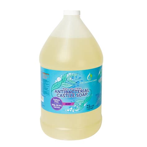 Antibacterial Castile Soap – Berry - LandL Soap