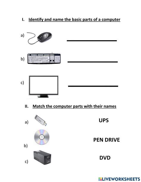 Computer Lab Worksheets 的图像结果